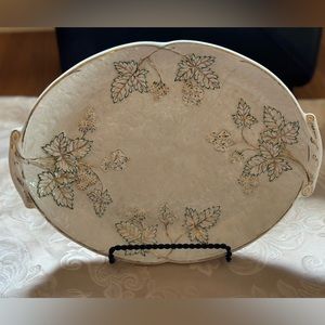 Antique Chesapeake Avalon Faience Platter c.1880-1914  13”x9.5”